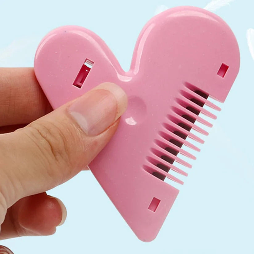 Heart-Shaped Hair Cutting Scissors for Baby Girls