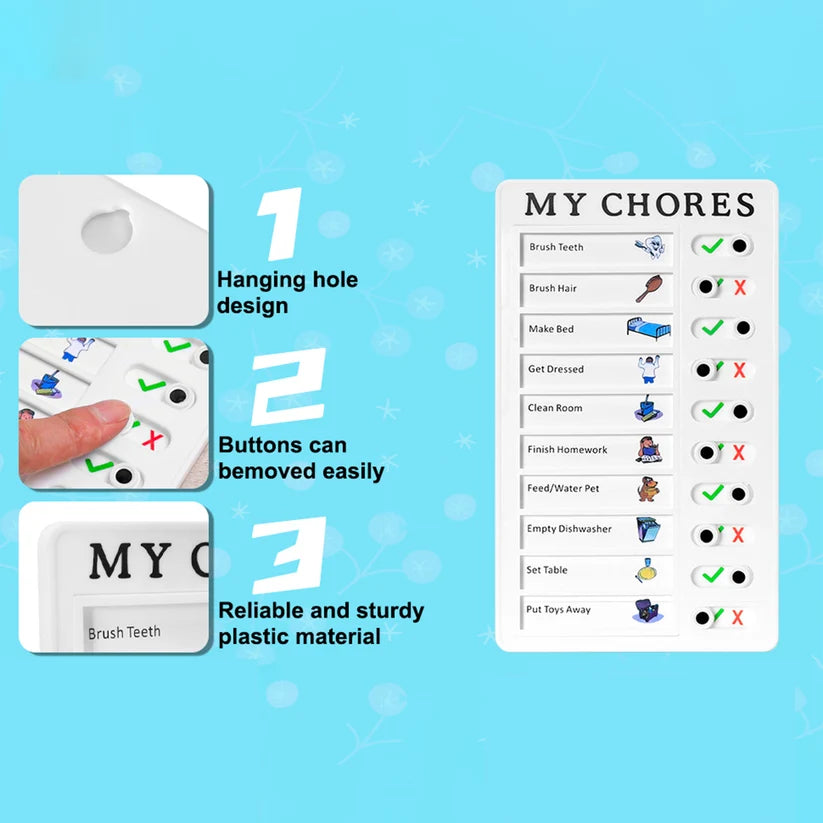 Chores Note Board – Daily Task Planner & Reminder