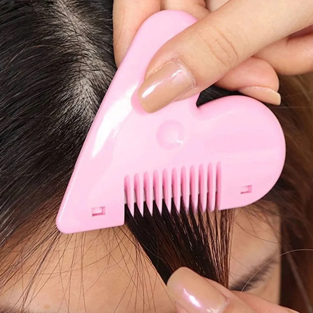 Heart-Shaped Hair Cutting Scissors for Baby Girls