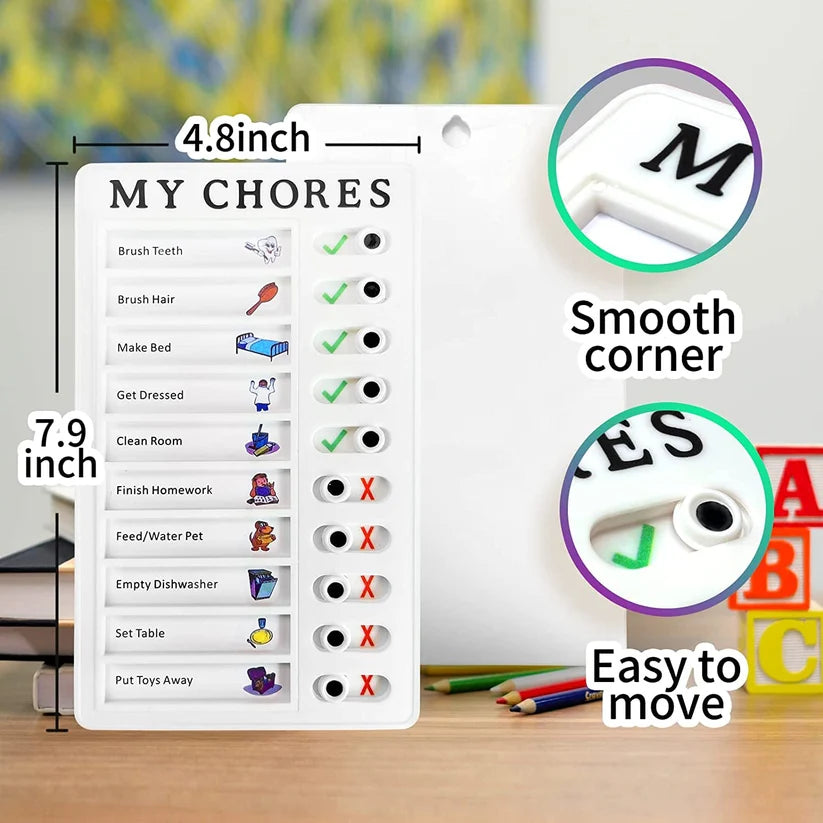 Chores Note Board – Daily Task Planner & Reminder