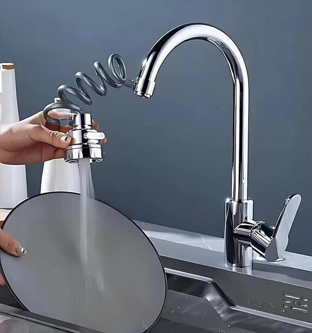 360° Rotatable Kitchen Sink Faucet Sprayer