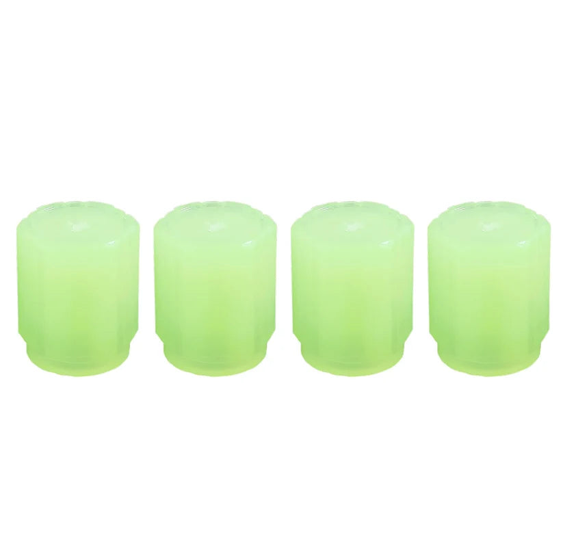 Radium Tire Valve Caps – Glow for Night Safety (4 Pcs Set)