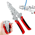 18-in-1 Foldable Wire Stripper & Crimper – Professional Heavy-Duty Cable Cutter, Wire Twister, Splitter  (Green)