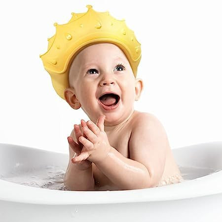 BABY SHOWER CAP |Tear-Free Baby Shower Cap | Toddler Eye and Ear Protector
