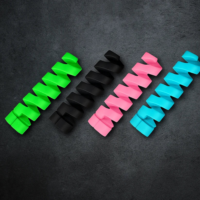 Spiral Cable Protector – Charger & Data Cable Saver (4 Pcs)
