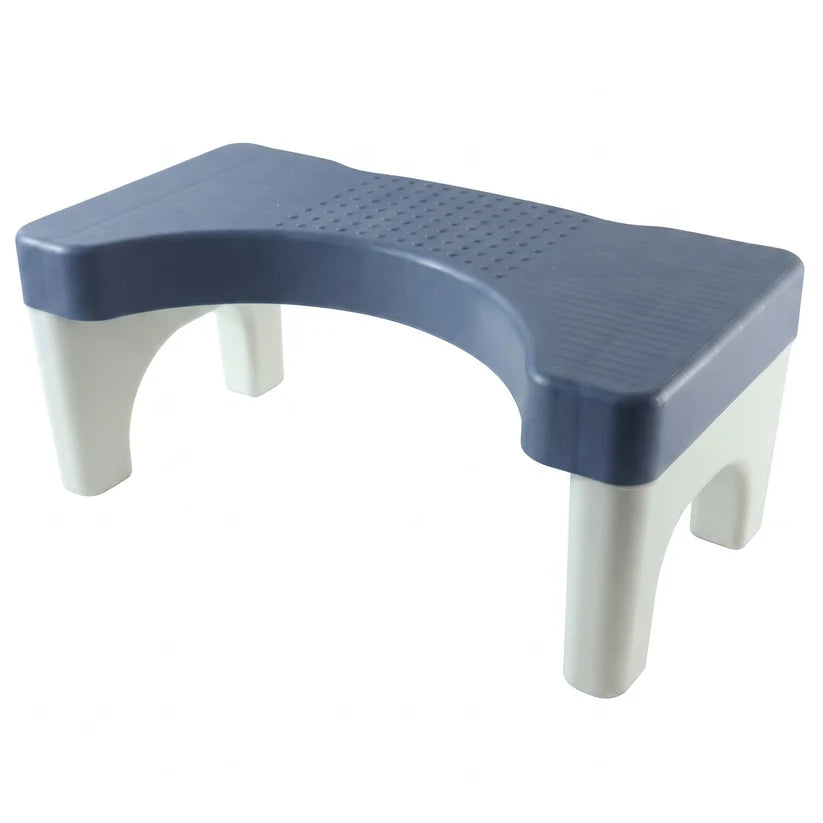 Plastic Toilet Foot Stool with Anti-Slip Surface – Comfortable Bathroom Squatting Stool