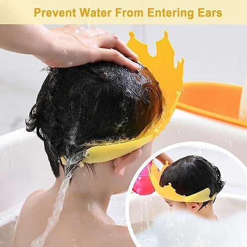 BABY SHOWER CAP |Tear-Free Baby Shower Cap | Toddler Eye and Ear Protector
