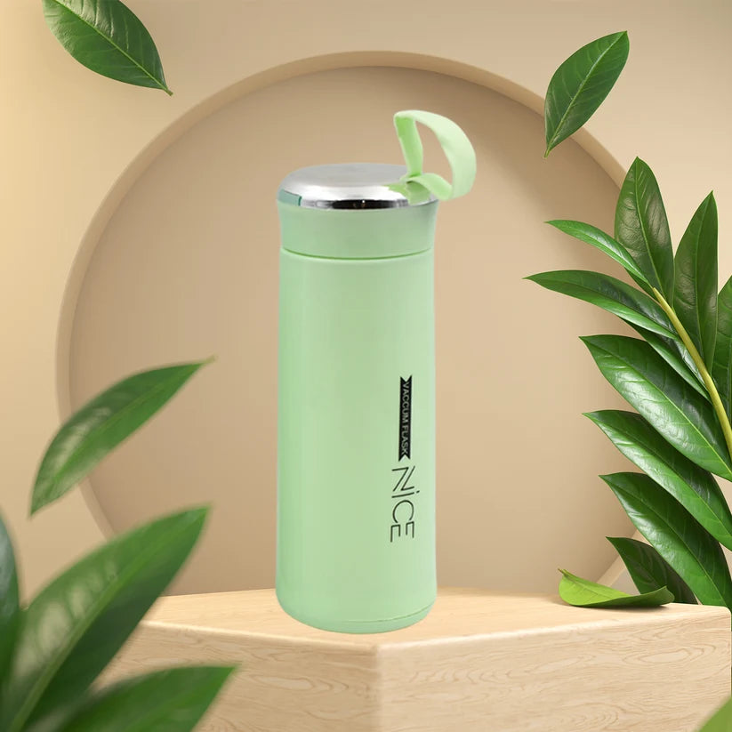 Glass Water Bottle 400ml Leak Proof | BPA-Free for Gym & Travel
