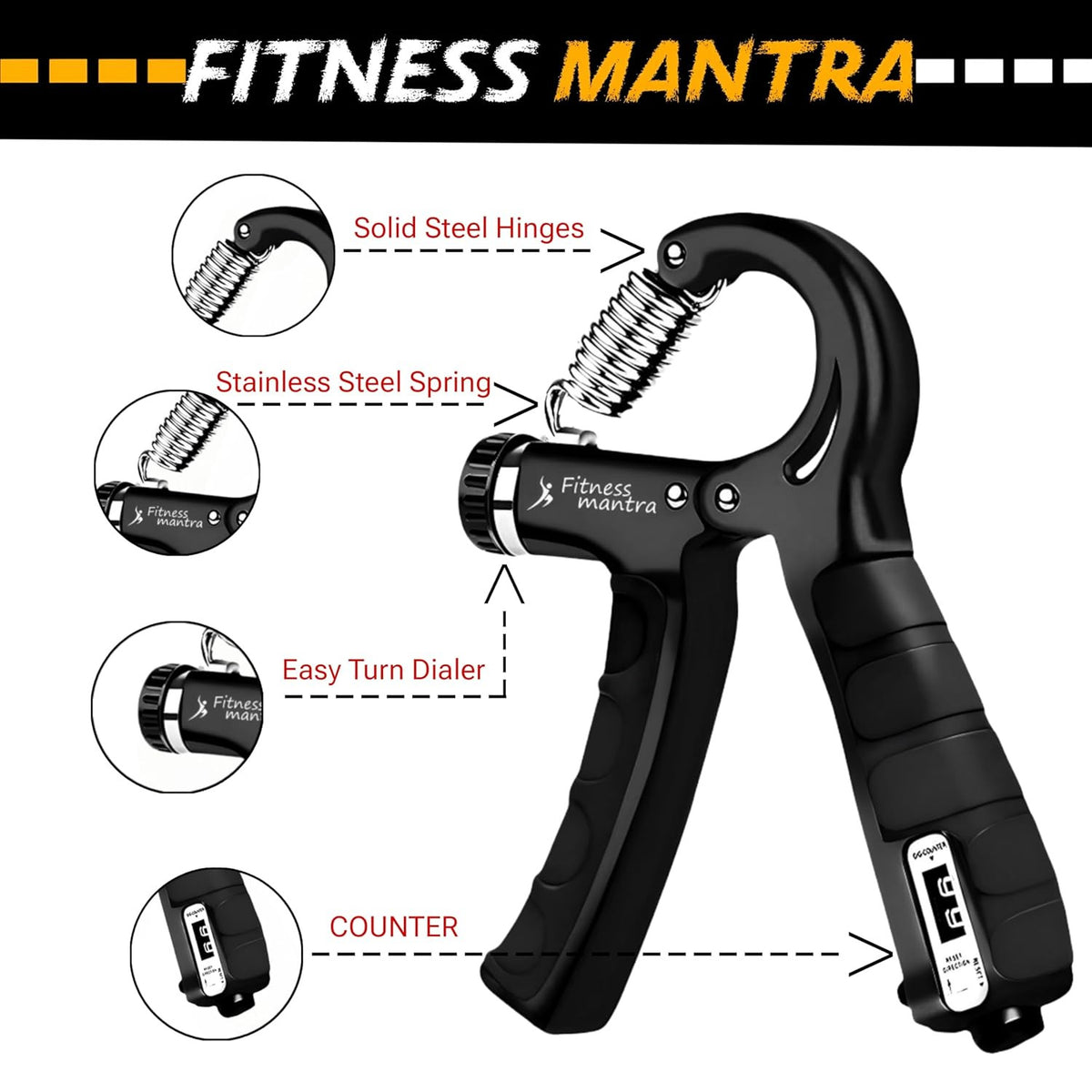 Hand Grip With Counter