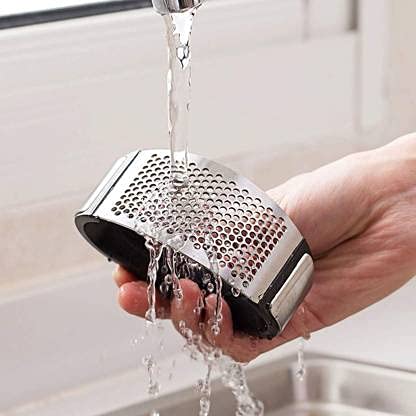 Garlic Press – Rocking Stainless Steel Ginger Mincer for Kitchen | Grip Chef