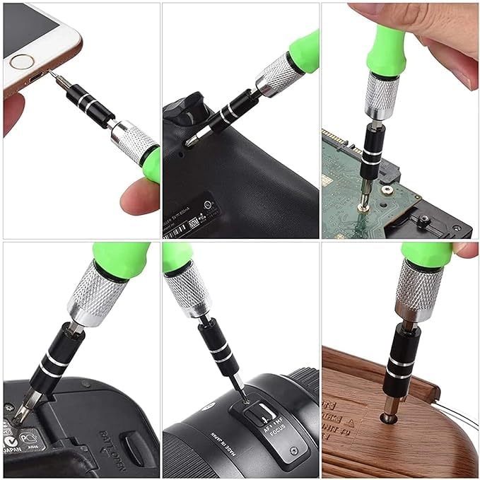 Mini Precision Screwdriver Set – 32-in-1 Magnetic (Screwdriver for Mobile, Laptop, Eyeglass, Camera & Gadget repair tool)