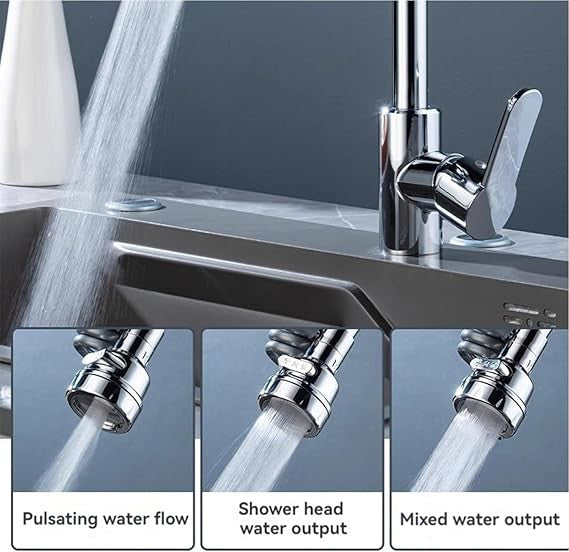 360° Rotatable Kitchen Sink Faucet Sprayer