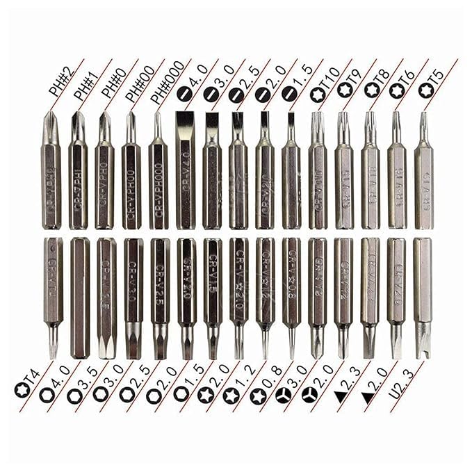 Mini Precision Screwdriver Set – 32-in-1 Magnetic (Screwdriver for Mobile, Laptop, Eyeglass, Camera & Gadget repair tool)
