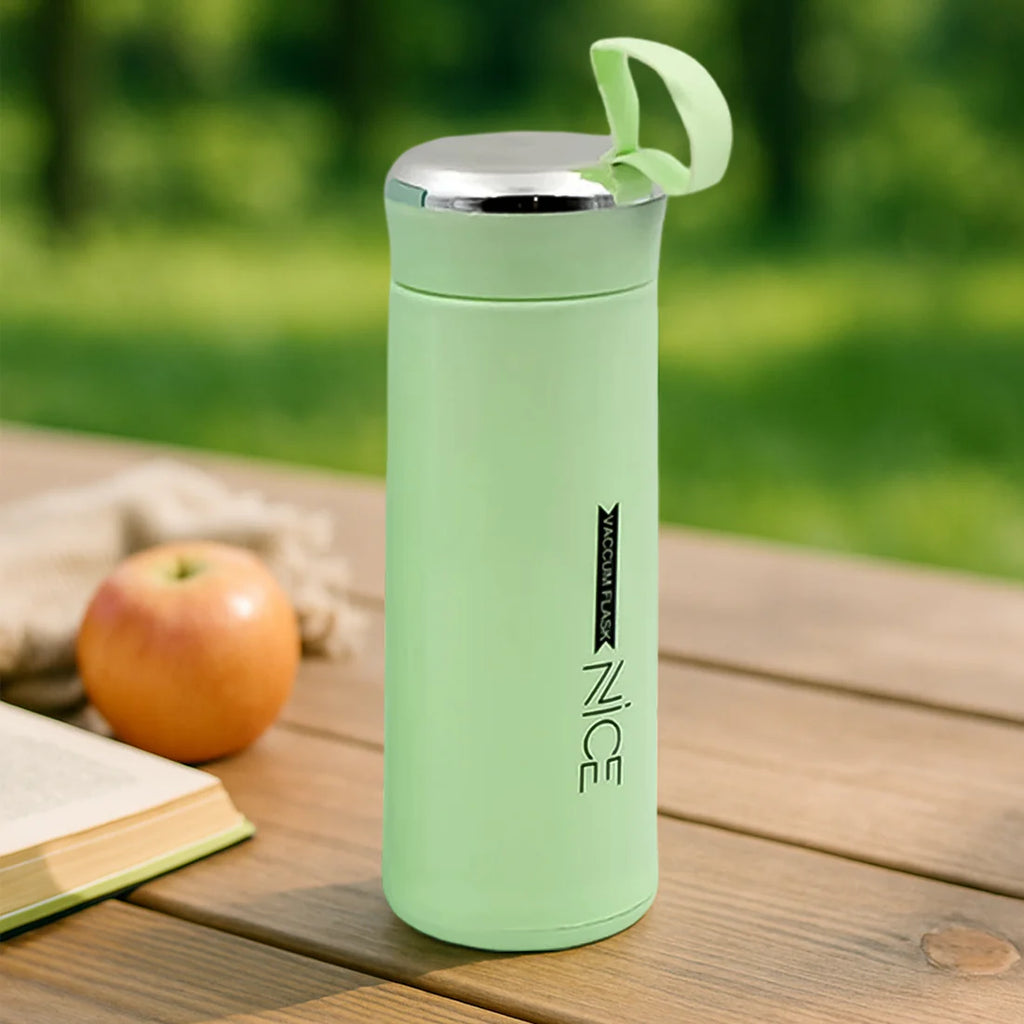 Glass Water Bottle 400ml Leak Proof | BPA-Free for Gym & Travel