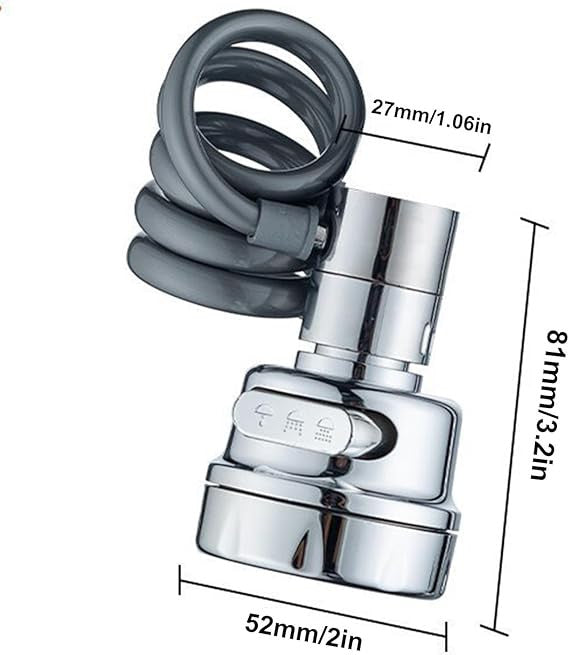 360° Rotatable Kitchen Sink Faucet Sprayer