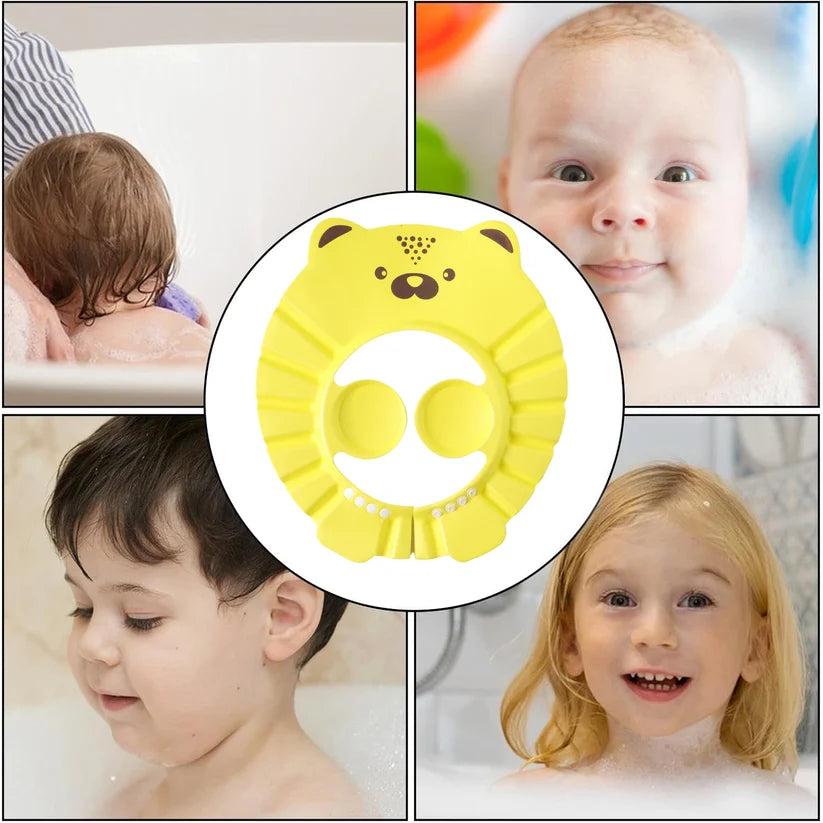 High Quality Baby Shower Cap for Children | Tear-Free Baby Shower Cap | Toddler Eye and Ear Protector | Baby shampoo & kids Shower Cap